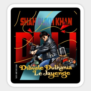 DDLJ Shahrukh Khan art Sticker